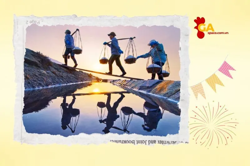 Cánh đồng muối Sa Huỳnh