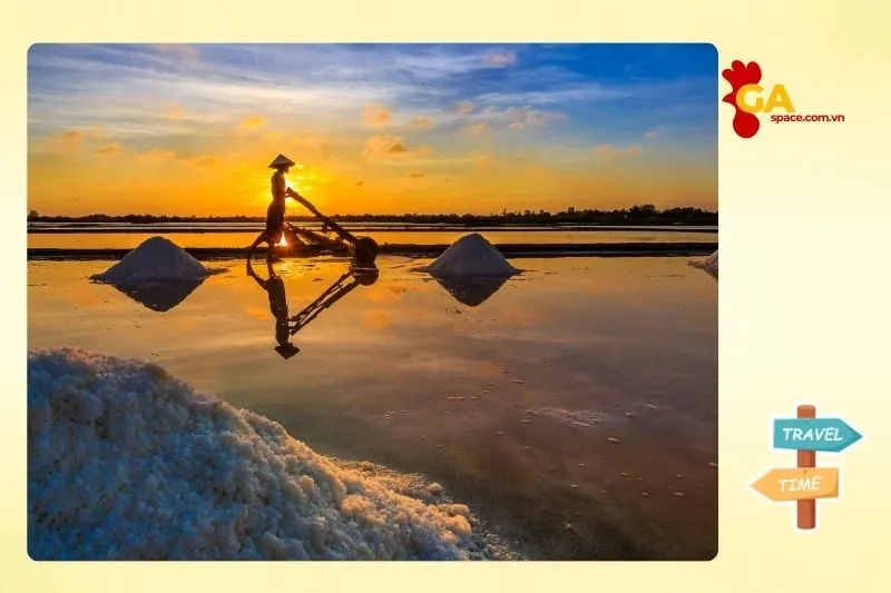 Cánh đồng muối Sa Huỳnh