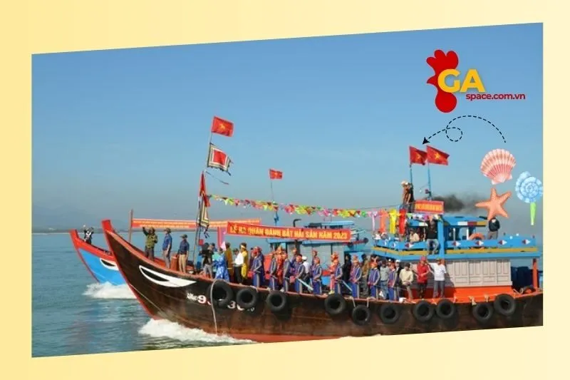 Lễ hội ra quân đánh bắt hải sản đầu năm ở Sa Huỳnh